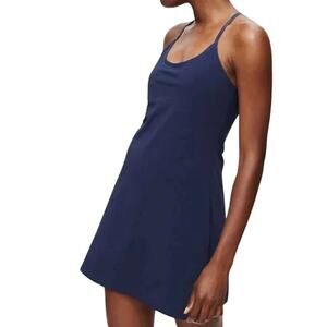 Outdoor Voices Navy Exercise Dress with Built-In Shorts | Women’s Small